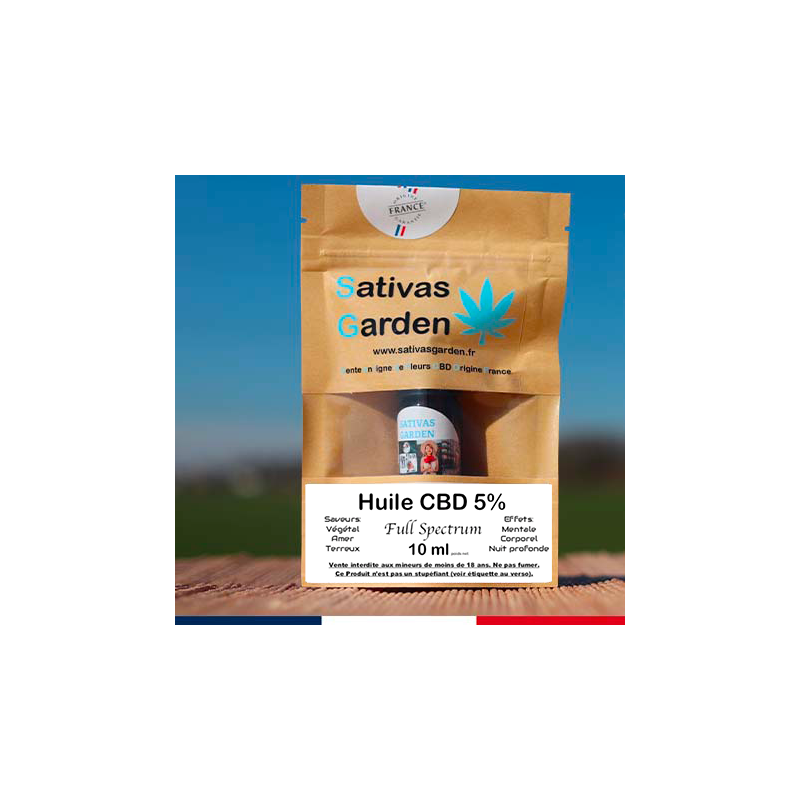 Huile CBD 5% Goût poisson 10ml
