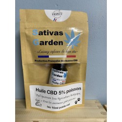Huile CBD Animaux poisson 5% 10ml