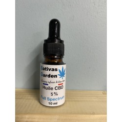 Huile CBD 5% Full Spectrum 10ml