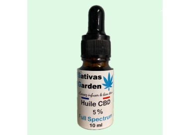 Huile CBD 5% Full Spectrum 10ml