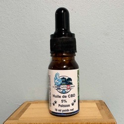 Huile CBD Animaux poisson 5% 10ml