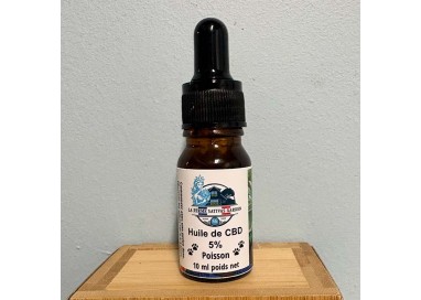 Huile CBD Animaux poisson 5% 10ml