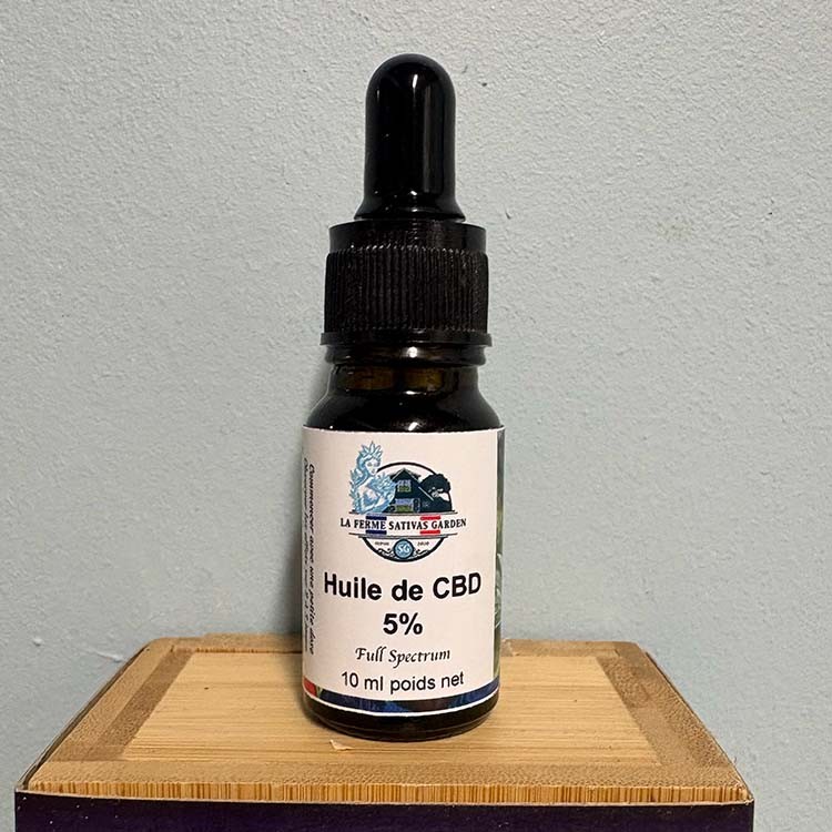 Huile CBD 5% Full Spectrum 10ml